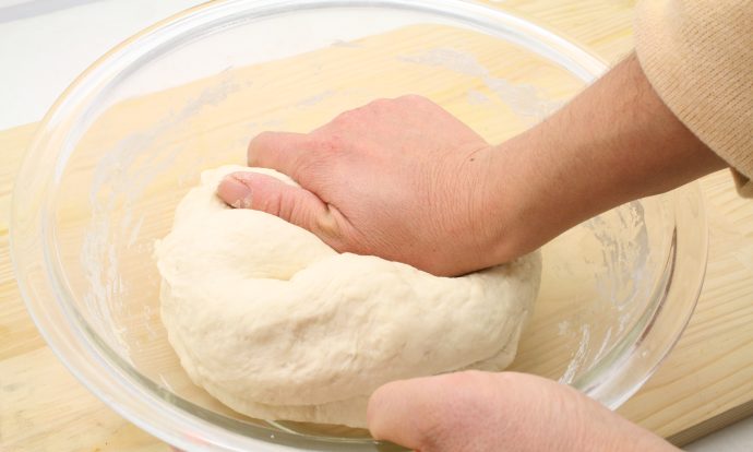 チーズ入りプチパン手順画像