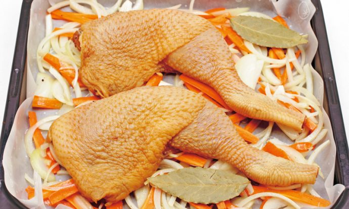 ローストチキン手順画像