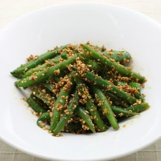 いんげんの胡麻和え