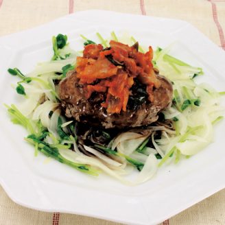 ピリ辛韓国風ハンバーグ