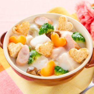 ハートいっぱいクリームシチュー