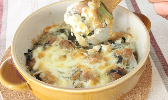 鶏団子と小松菜のあっさり煮