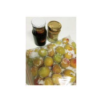 ボトルで梅干し