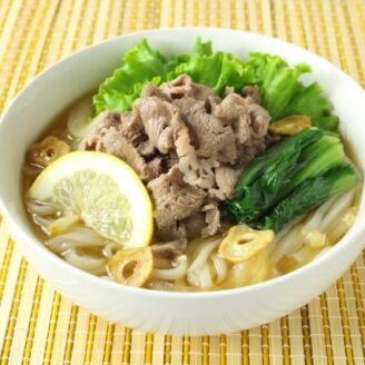 牛肉の塩レモンフォー