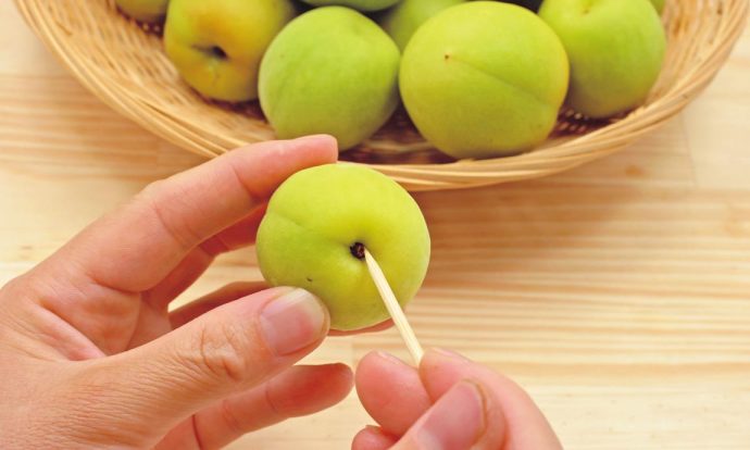 梅シロップ手順画像