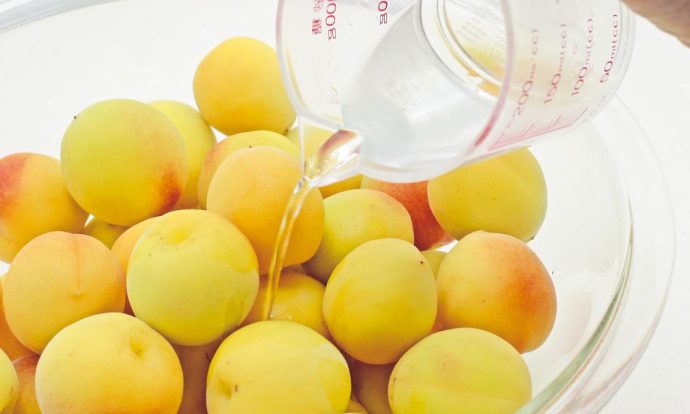 手作り梅干し手順画像