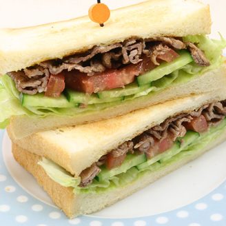 バルサミコポークのサンドイッチ