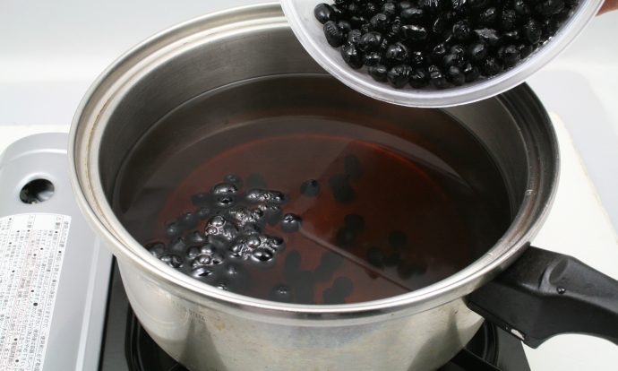 黒豆の甘煮手順画像