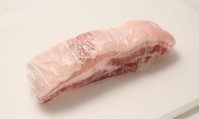 放牧豚バラでつくる基本の塩豚手順画像