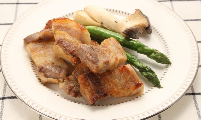 放牧豚バラでつくる基本の塩豚手順画像