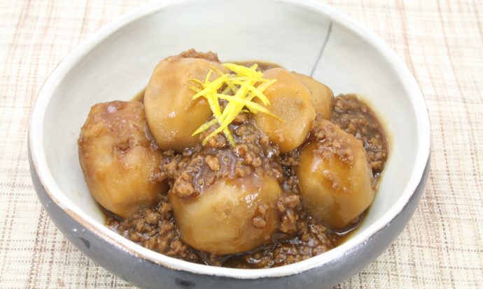 里芋の鶏そぼろあん