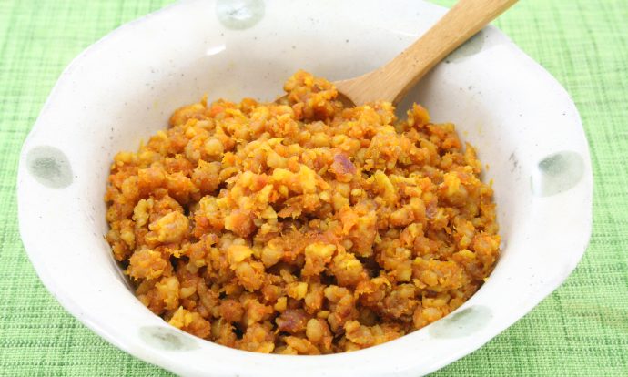 にんじん鶏そぼろ