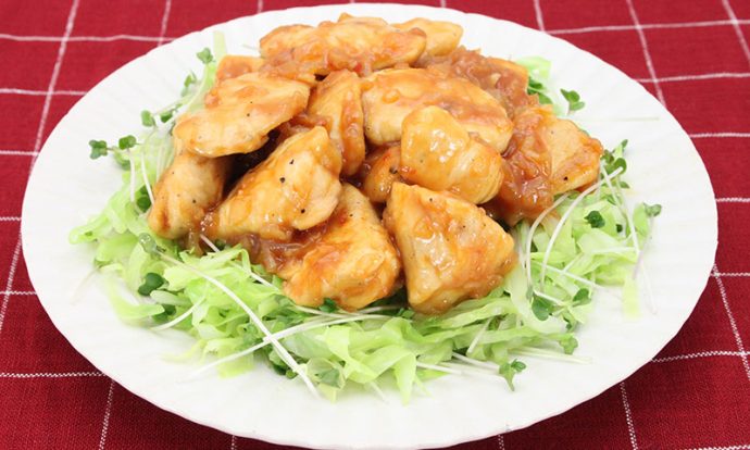 鶏ムネ肉のチリトマトソース