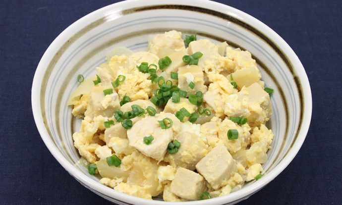凍み豆腐の卵とじ