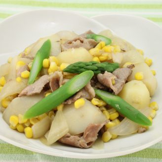 スイートコーンの肉じゃが
