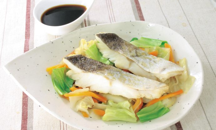 真たらの野菜たっぷり酒蒸し