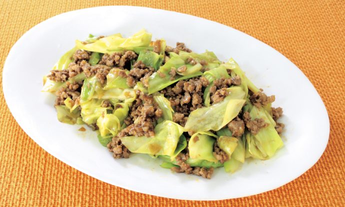 麻婆風キャベツ