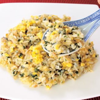 わかめのチャーハン