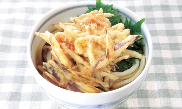 春のかき揚げうどん