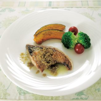 ブリのムニエル わさびバターソース