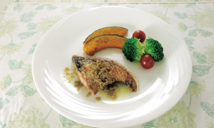 ブリのムニエル わさびバターソース