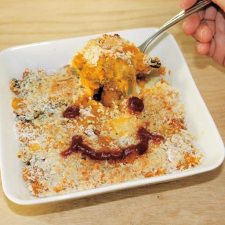 かぼちゃとチーズのスコップコロッケ