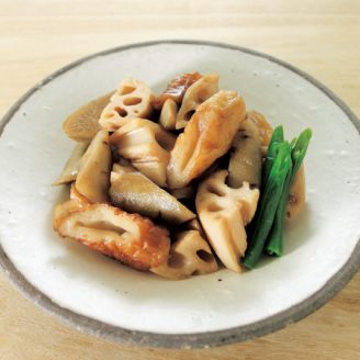 れんこんとちくわの炒め煮