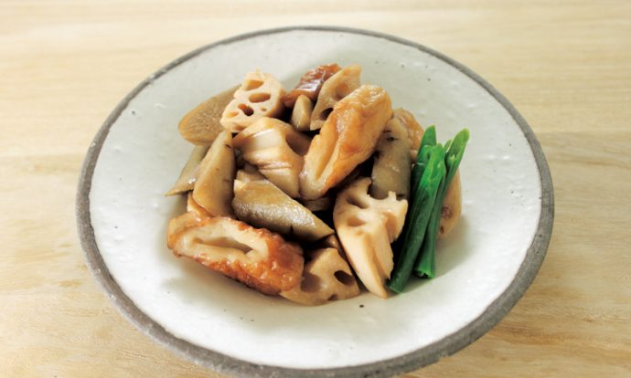 れんこんとちくわの炒め煮