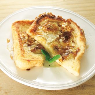 バナナとクリームチーズのフレンチトースト