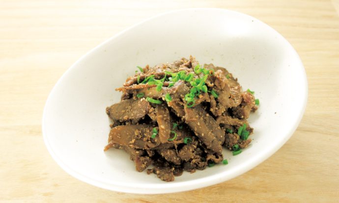 豚肉とごぼうのごまみそ煮