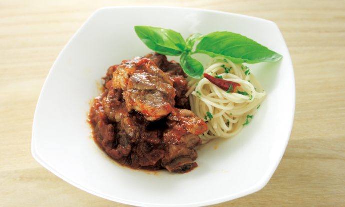 スペアリブのトマト煮