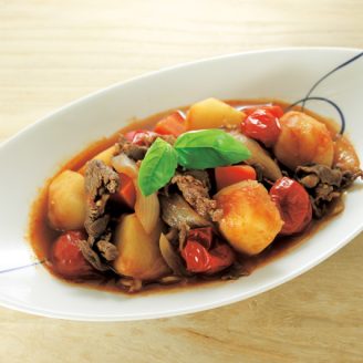 トマト肉じゃが