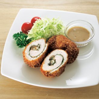 ささみの梅しそチーズカツ