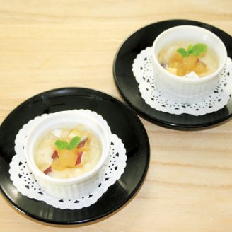 鳴門金時とりんごジャムのココットカマン