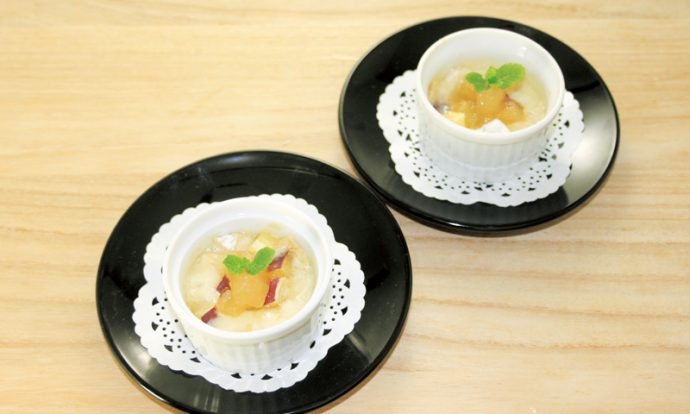 鳴門金時とりんごジャムのココットカマン