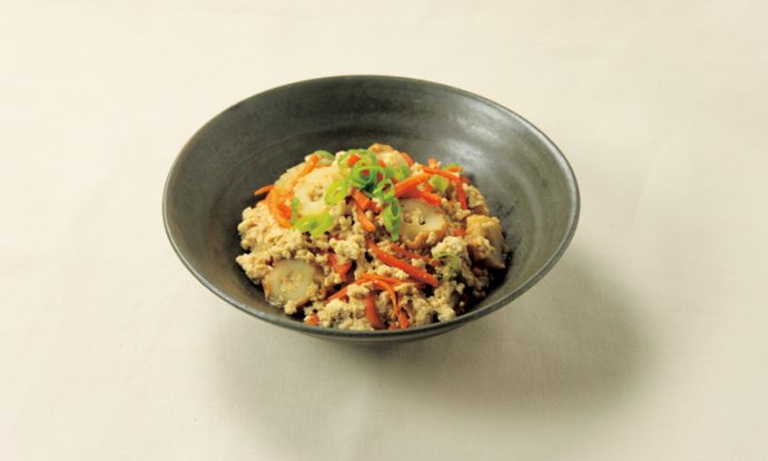 にんじんと豆腐の炒り煮