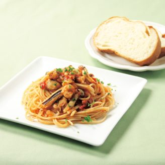 シーフードパスタ