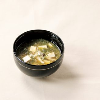 あおさと豆腐の味噌汁
