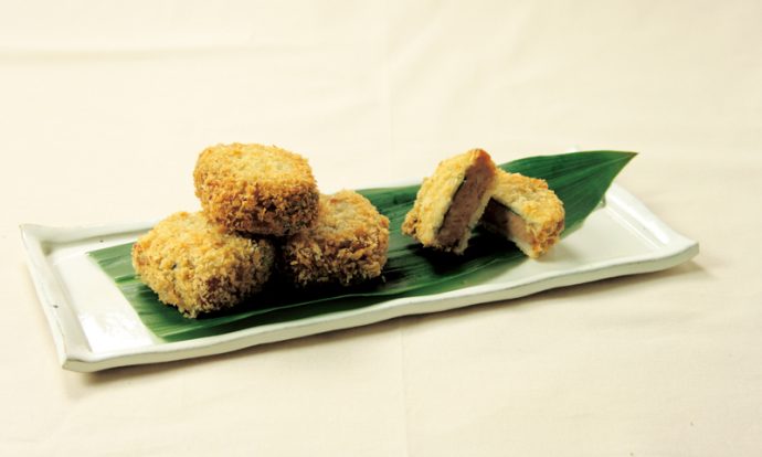 れんこんのわしたポークはさみ揚げ