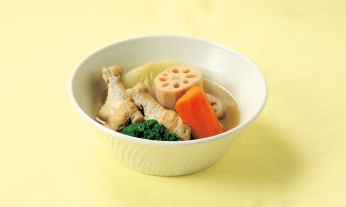 鶏手羽元と根菜の和風ポトフ