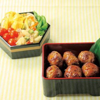 肉巻きおにぎり弁当