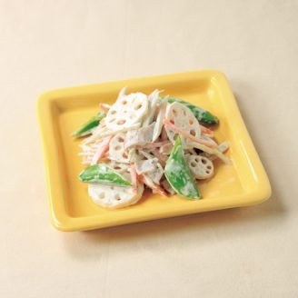 ハム入りれんこんとにんじんのサラダ