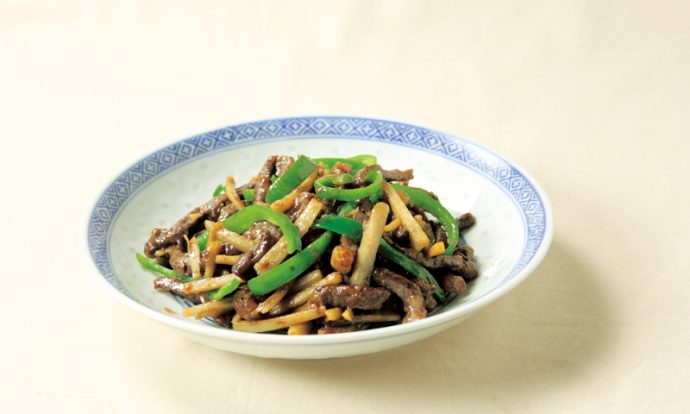 れんこんのチンジャオロース