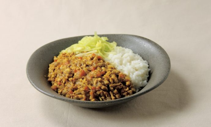 鶏ミンチのヘルシーキーマカレー