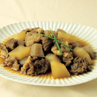 すじこん大根煮
