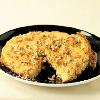 たらこのふわふわ山芋焼き