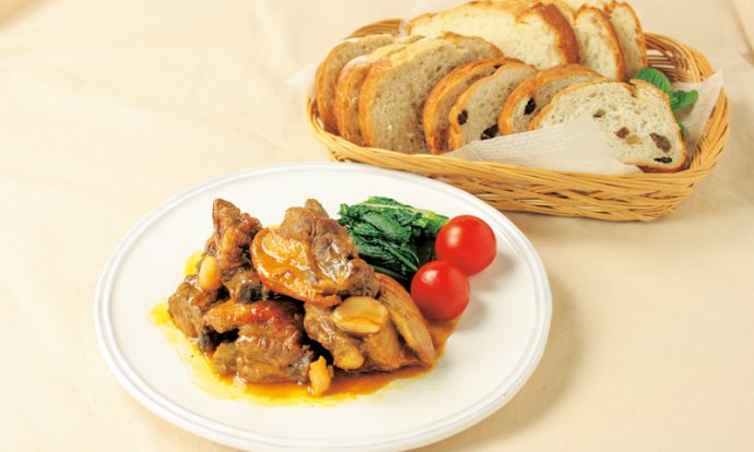 スペアリブのオレンジジュース煮