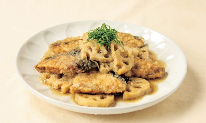ぶりとれんこんのみぞれ煮