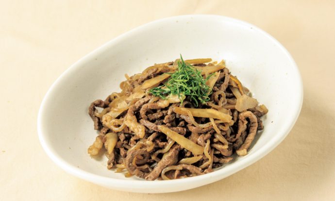 牛肉とごぼうのきんぴら