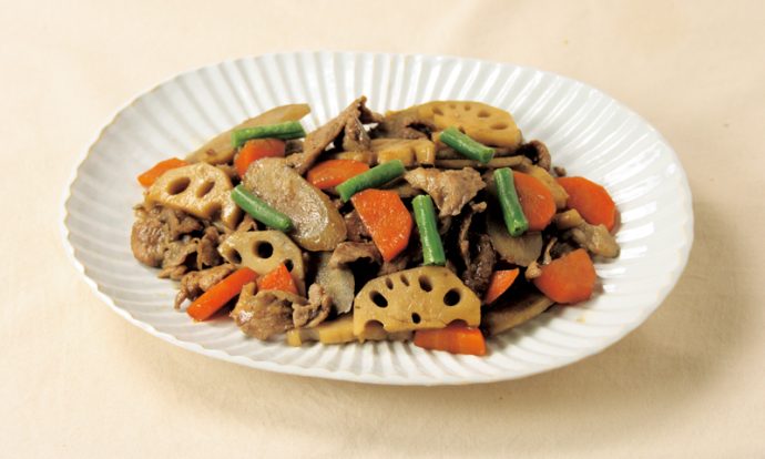 豚肉と根菜の炒め煮
